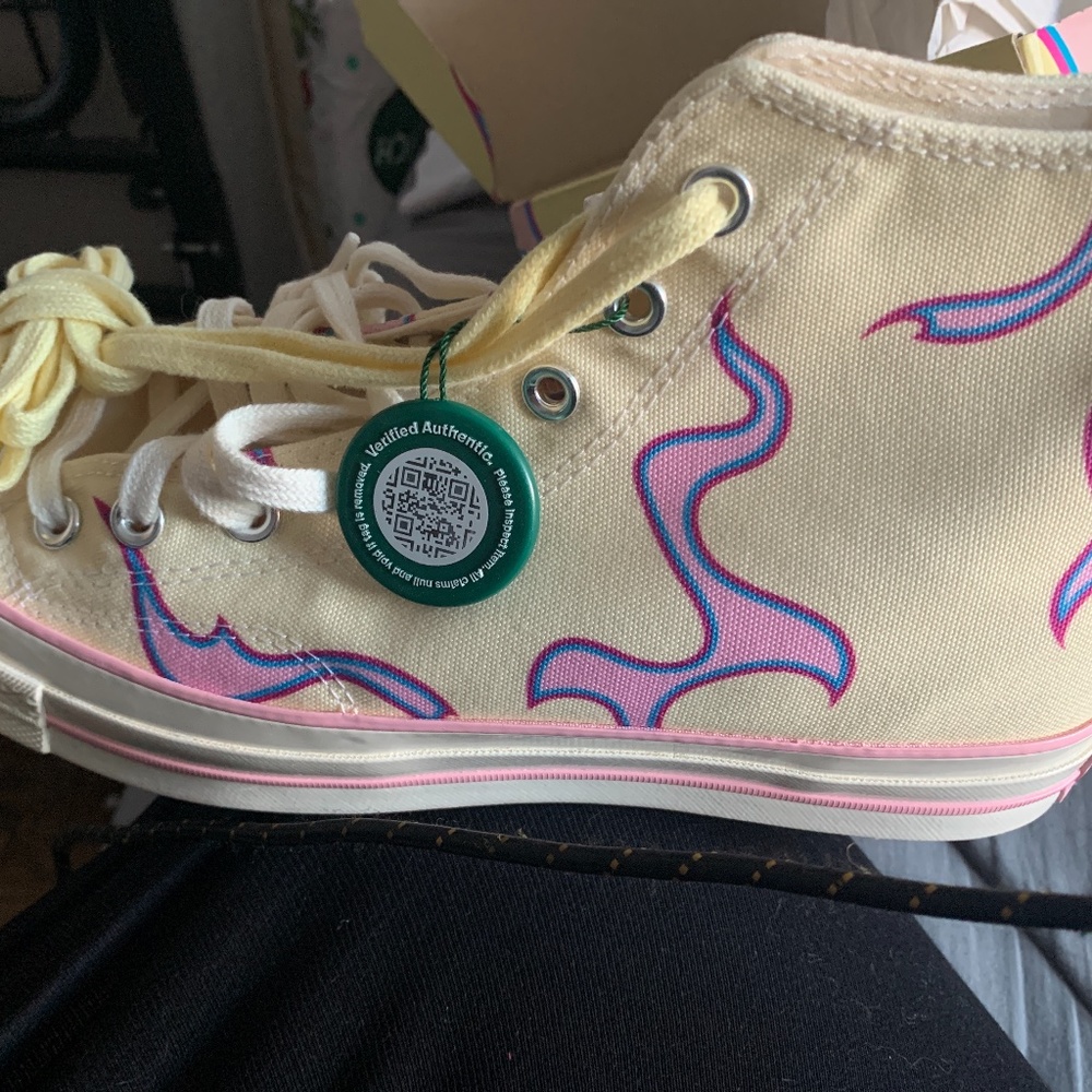 Converse Chuck Taylor All-Star 70 Hi Golf Le Fleur Yellow Flame Siz 11.5